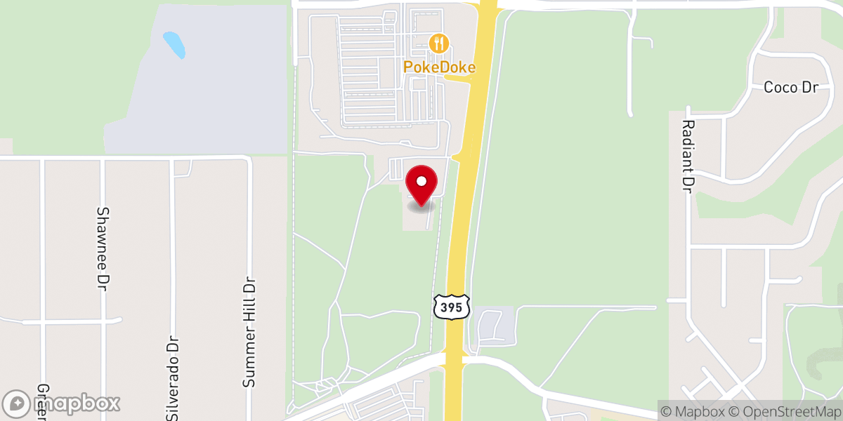 Map showing location of Shepherd-Sierra Lutheran Church