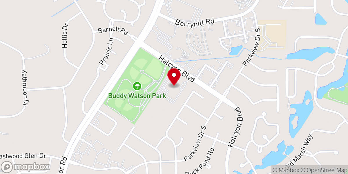 Map showing location of Landmark Church of Christ