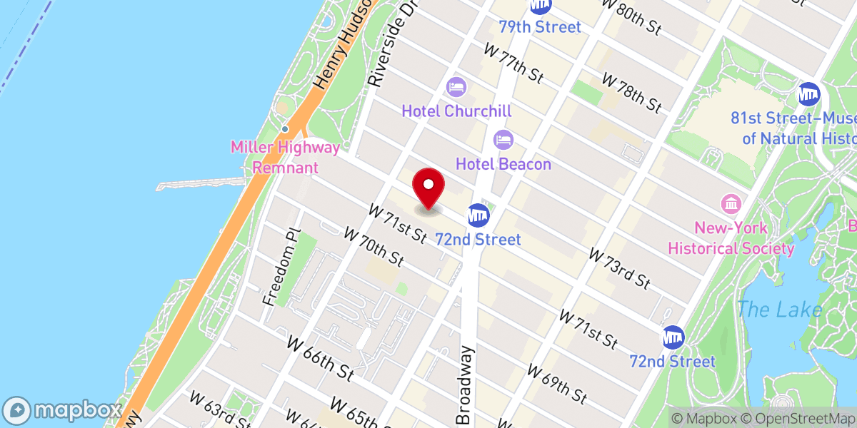Map showing location of New York Missionary Baptist Association