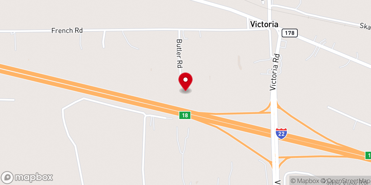 Map showing location of Straight Way Gospel Tabernacle