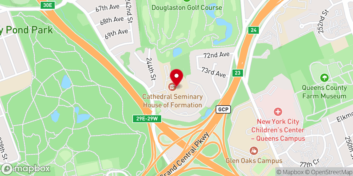 Map showing location of Incarnation Parish