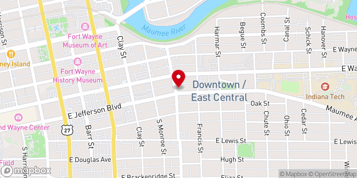 Map showing location of King's Chapel Assembly