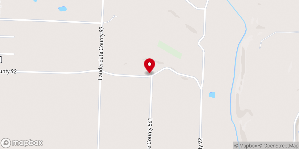 Map showing location of Warner Chapel