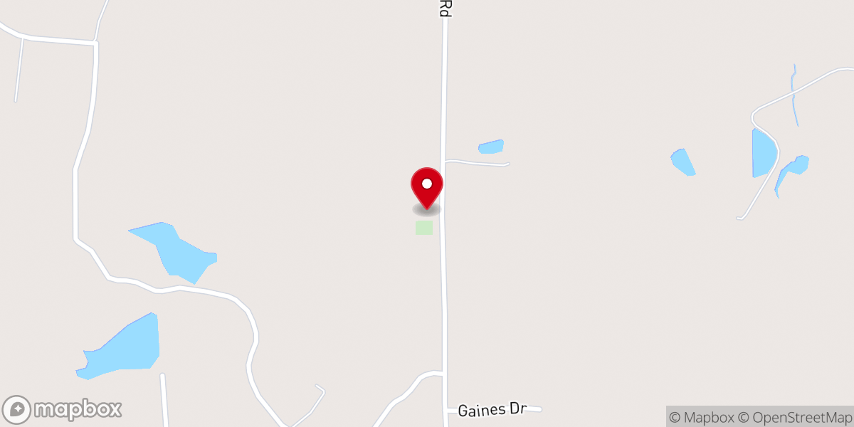 Map showing location of PLEASANT GROVE BAPTIST CHURCH