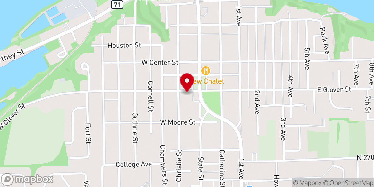 Map showing location of Lasalle County Genealogy Guild