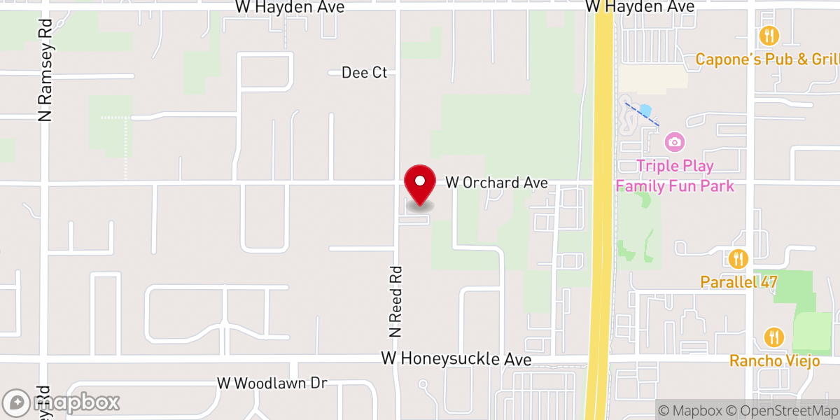 Map showing location of The Vine Church