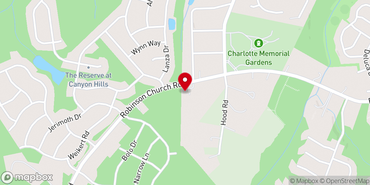 Map showing location of St. Michael Eritrean Orthodox Church
