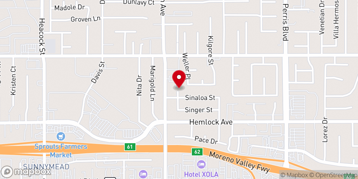 Map showing location of Iglesia Bautista Gracia Admirable