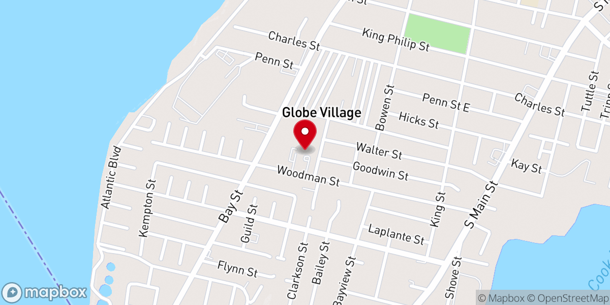 Map showing location of Services