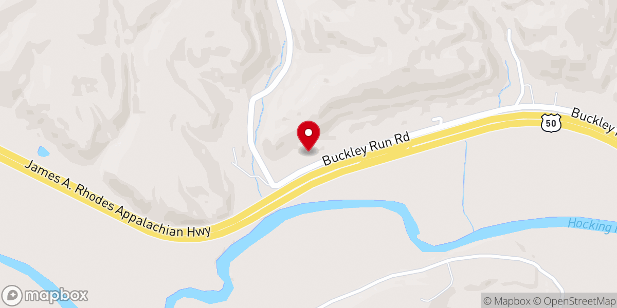 Map showing location of East Canaan Church