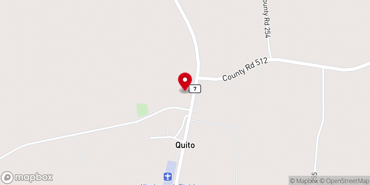 Map showing location of Payne Church