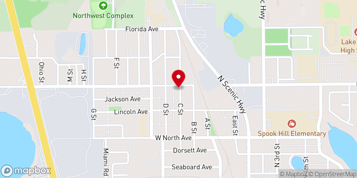Map showing location of Allen Temple AME Church