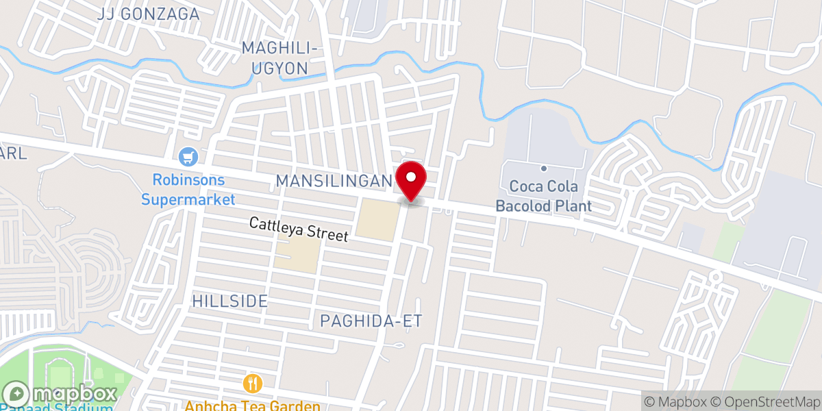 Map showing location of Our Lady of Miraculous Medal Parish and Shrine