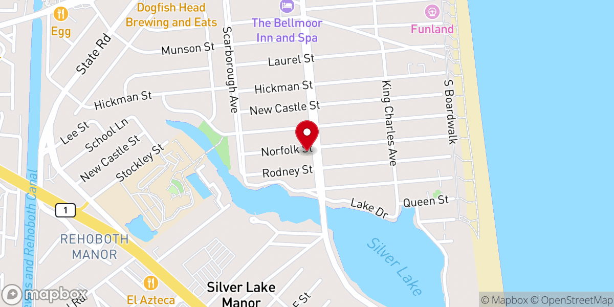 Map showing location of First Church-Christ Scientist