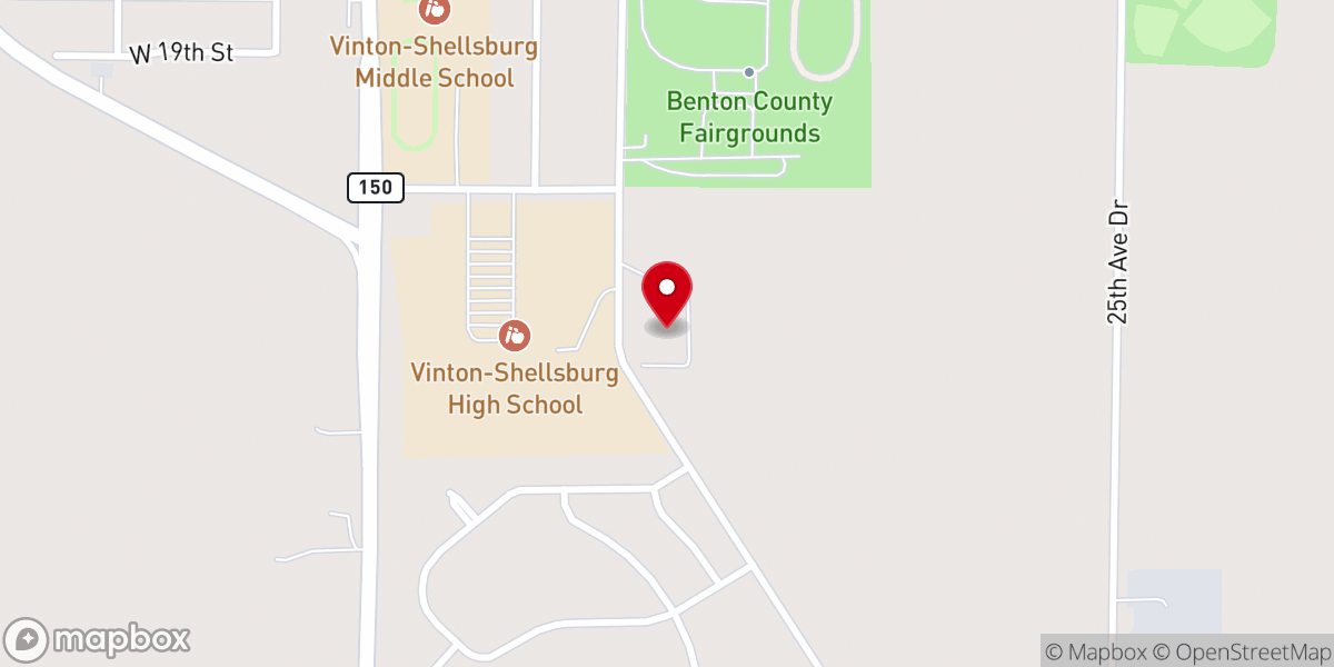 Map showing location of St Mary Catholic Church