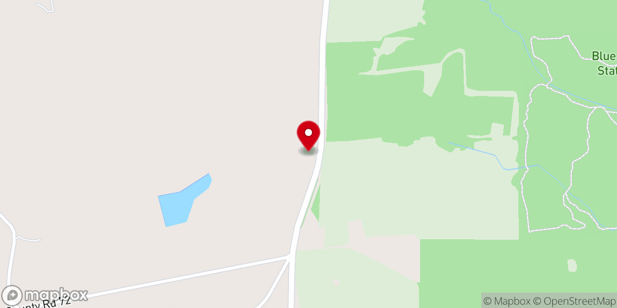Map showing location of Glad Tidings Assembly of God Church