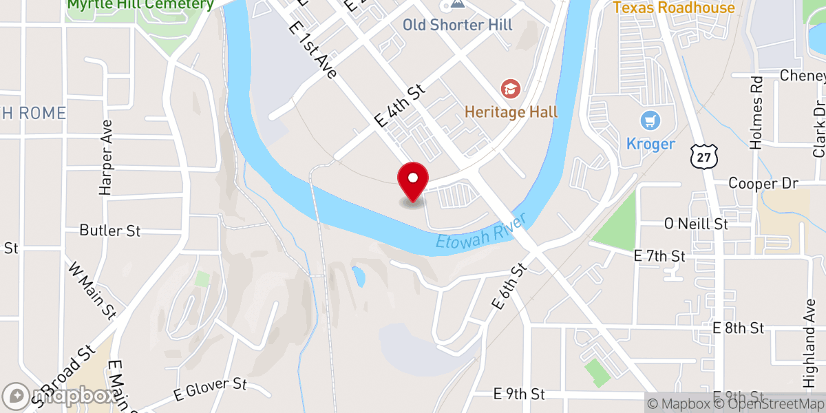 Map showing location of He Restores Inc