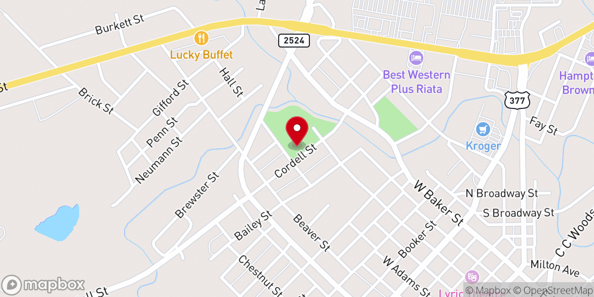 Map showing location of Cross Community Church