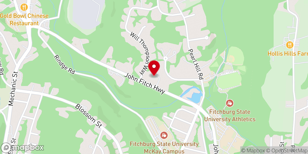 Map showing location of Hope Community Church