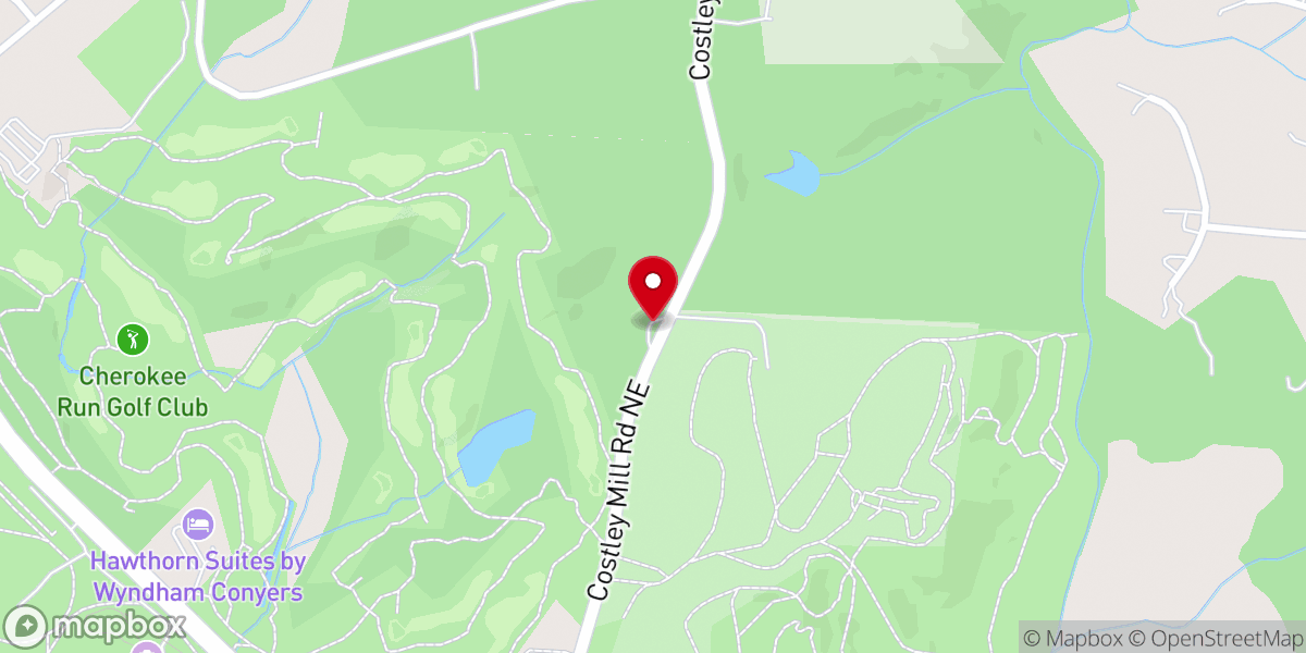 Map showing location of Bald Rock Baptist Church (historical)