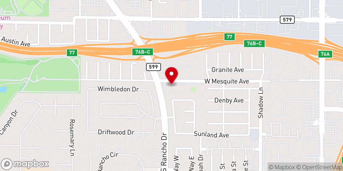 Map showing location of Northwest Community Church