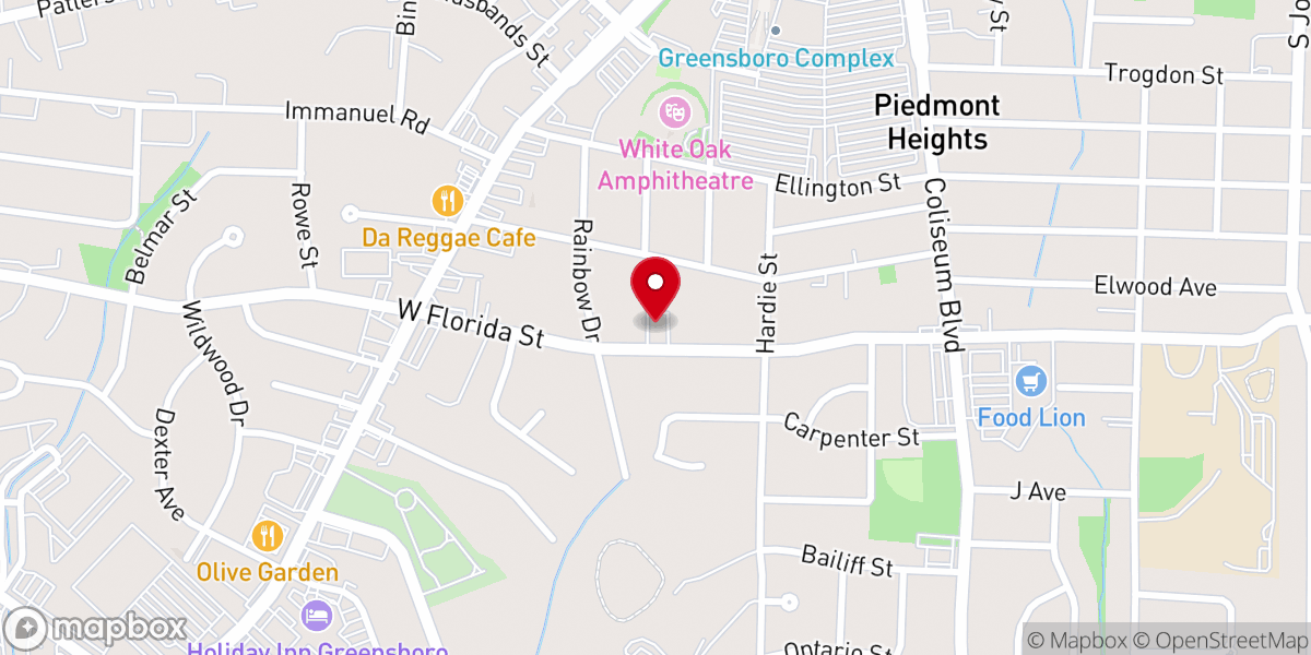 Map showing location of Next Level Christian Church