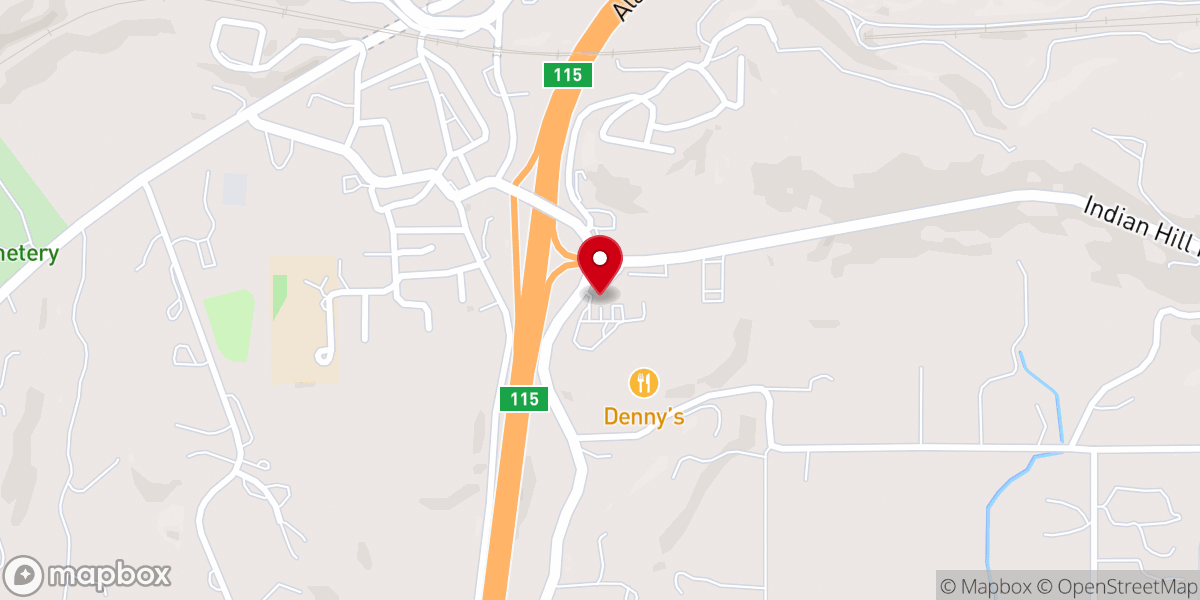 Map showing location of Calvary Chapel Newcastle