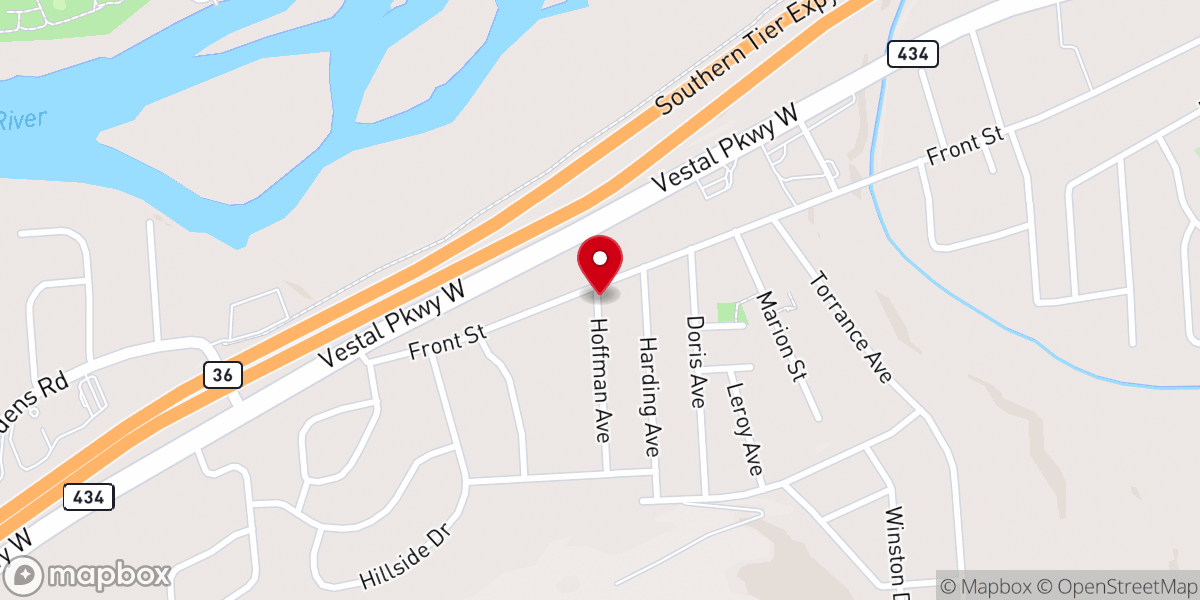 Map showing location of Memorial Park Church