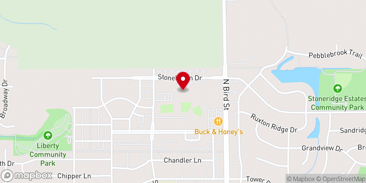 Map showing location of Peace Lutheran Ministries