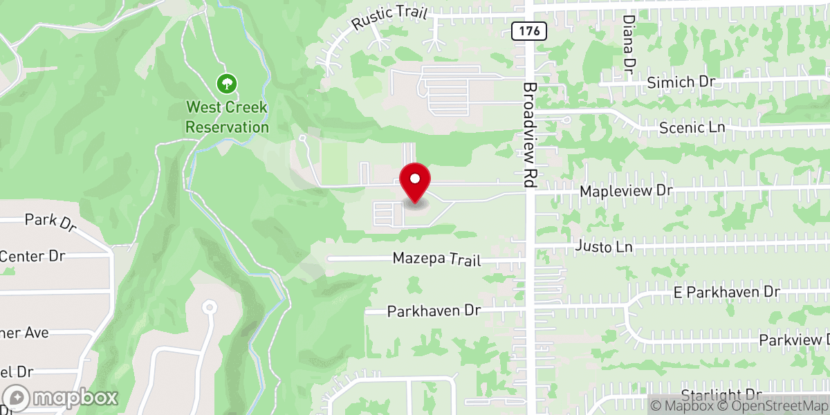 Map showing location of Holy Trinity Orthodox Church