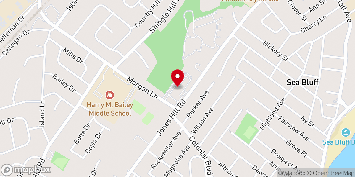 Map showing location of Christian Fellowship Church