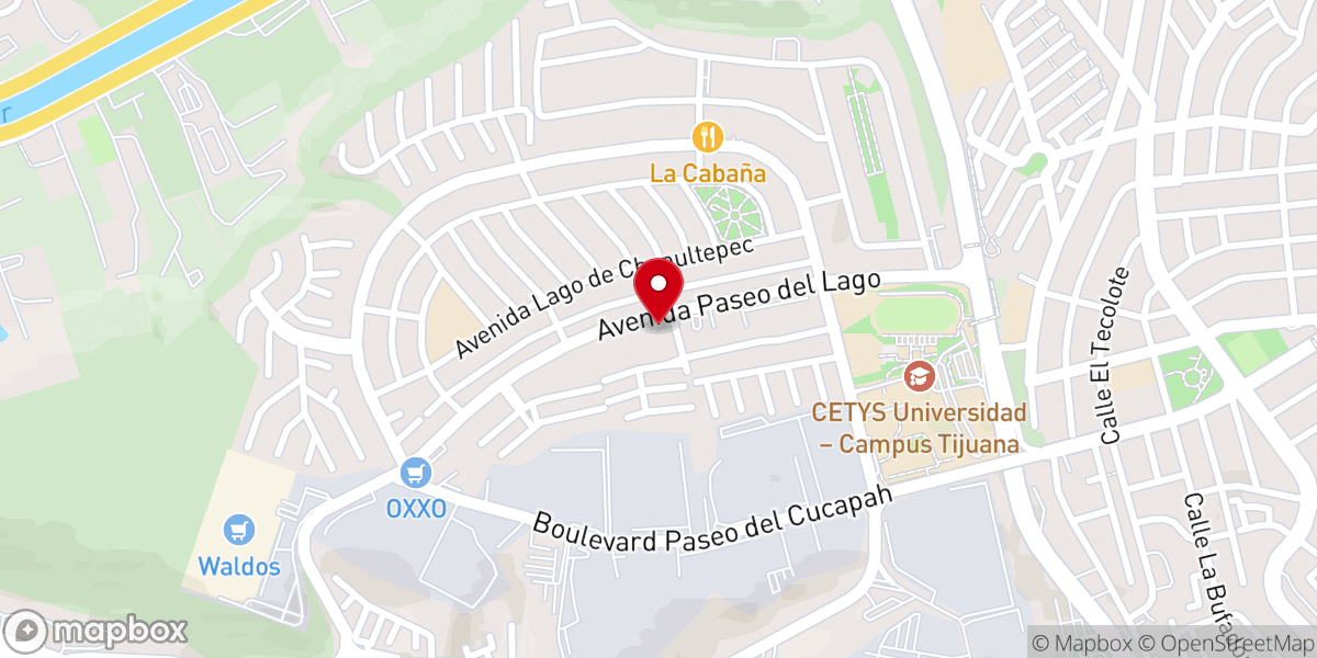 Map showing location of Parroquia Conversión de San Pablo
