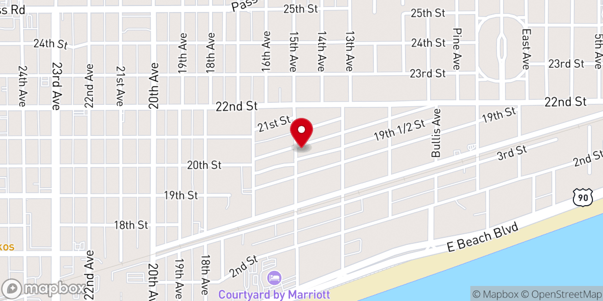 Map showing location of Mercy Seat Missionary Baptist Church Inc