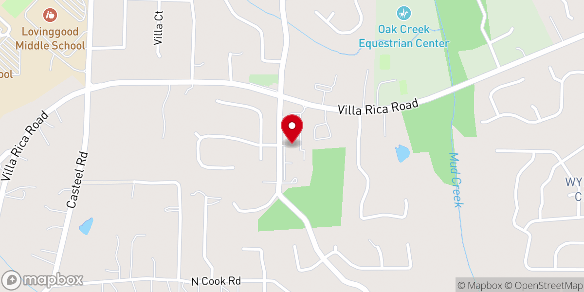 Map showing location of Front Lines Family Ministry Inc