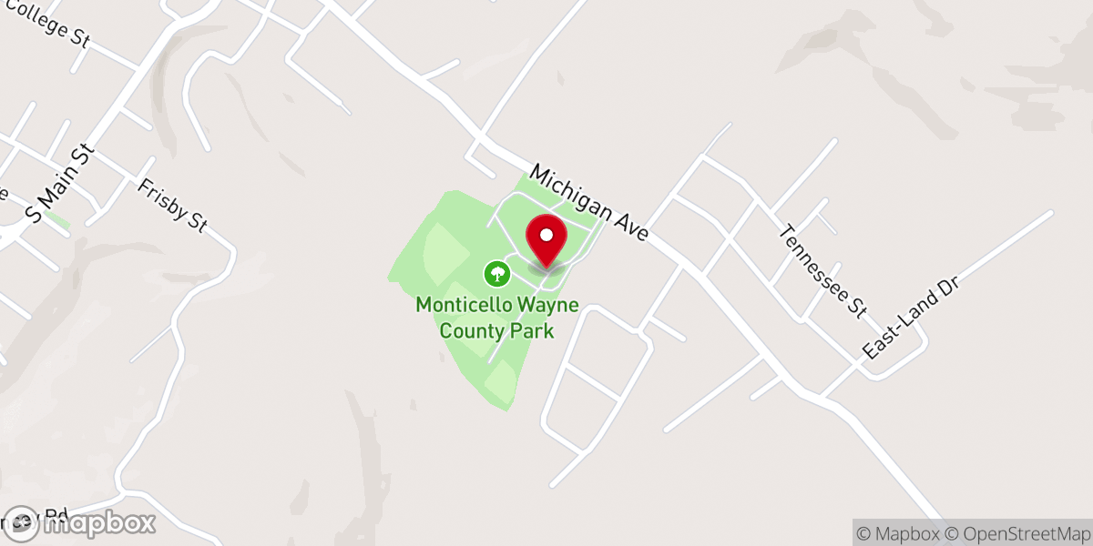 Map showing location of MWC Park
