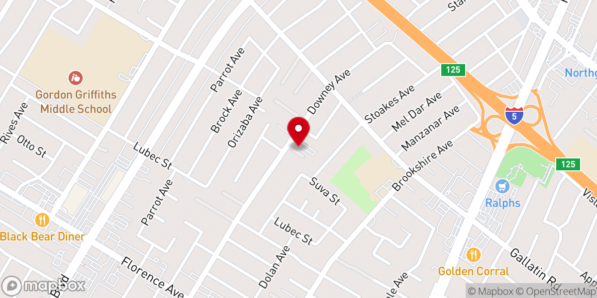 Map showing location of Iglesia Cristiana Pentecostes Inc