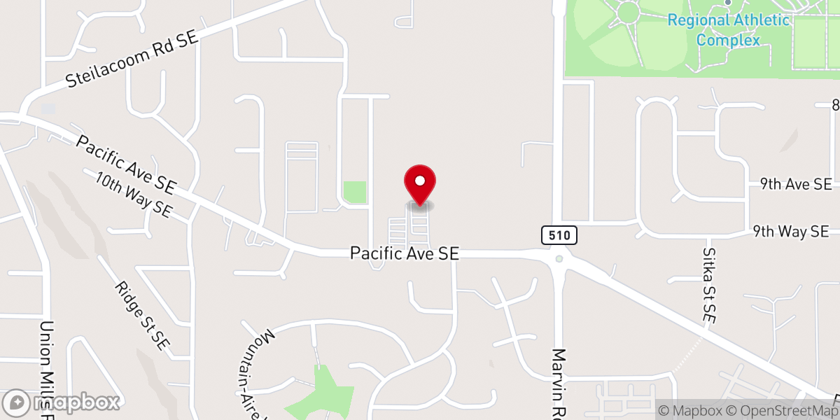 Map showing location of HANA Presbyterian Church