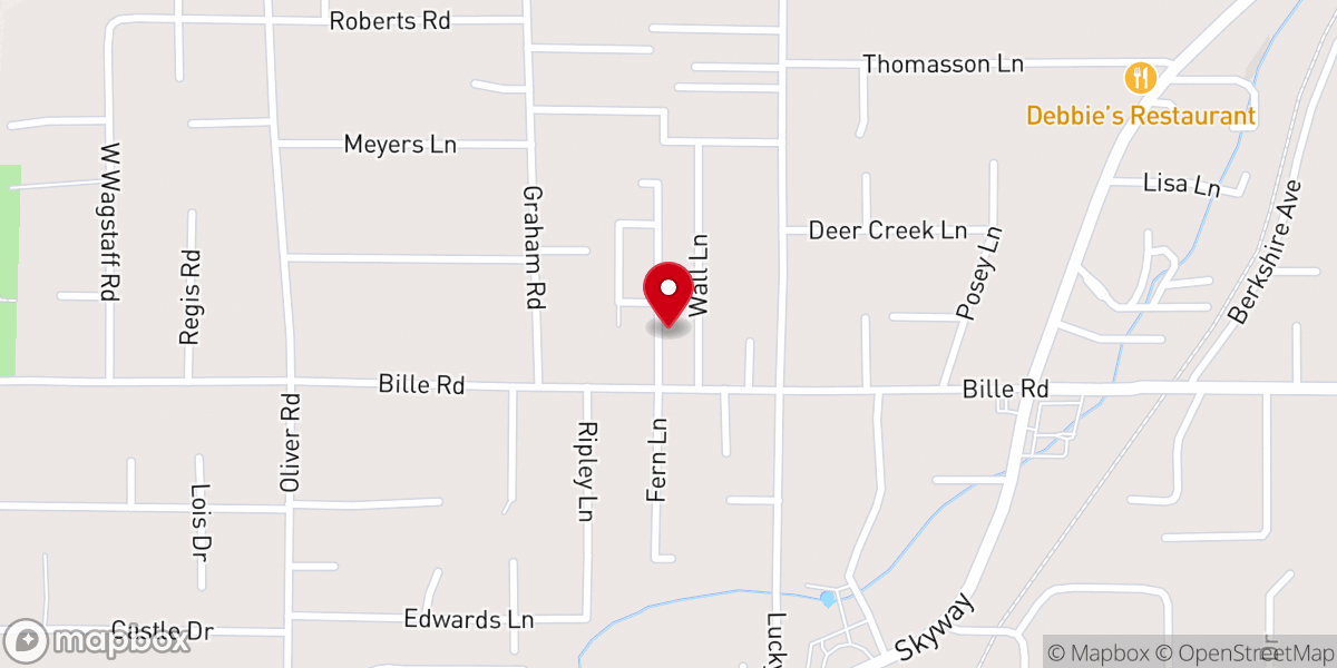 Map showing location of Paradise Church of Religious Science