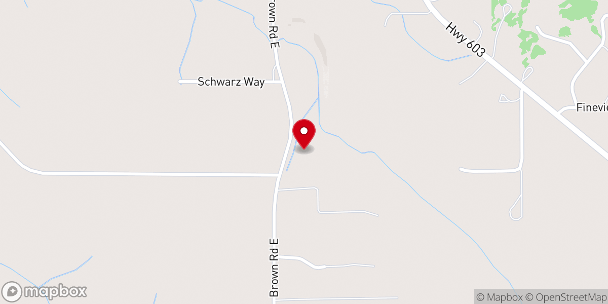 Map showing location of Cornerstone Fellowship