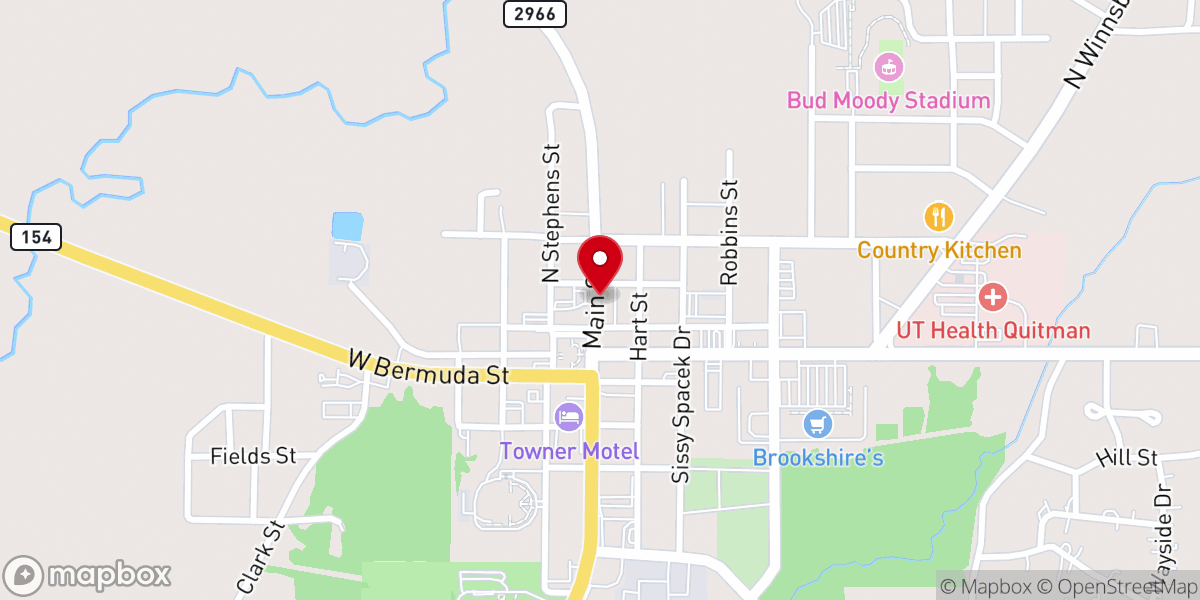 Map showing location of Brand New Church