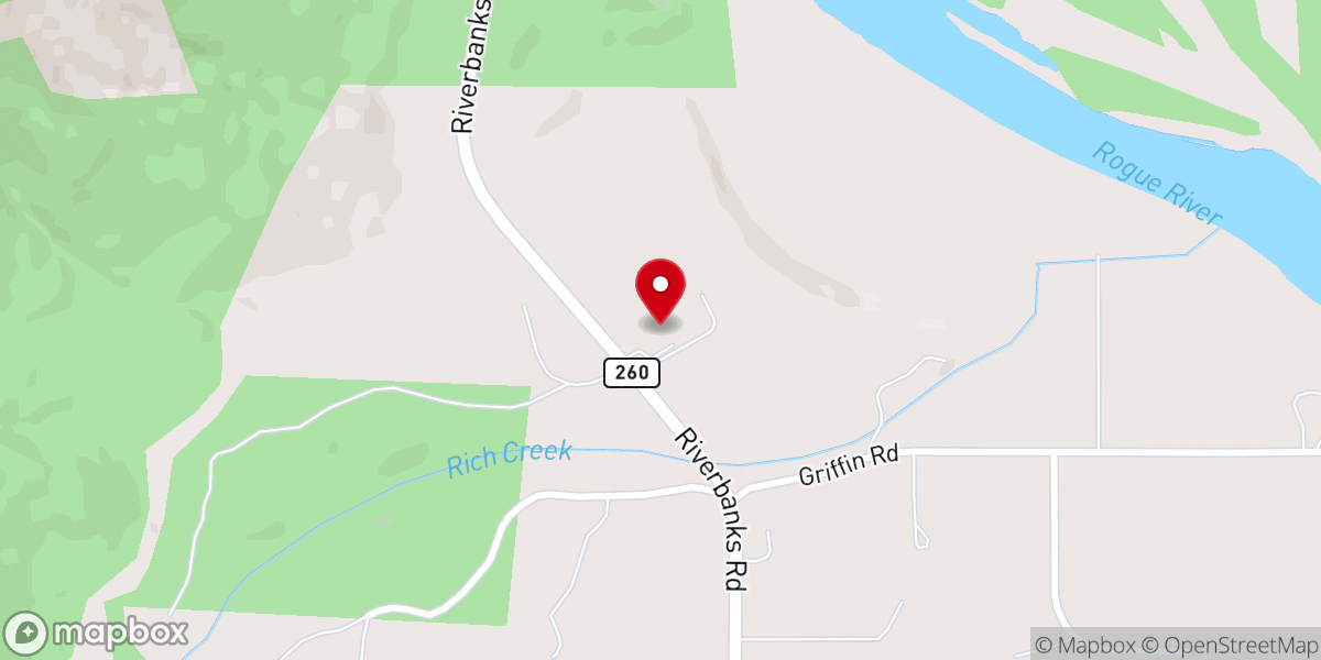 Map showing location of Shan Creek Community Church