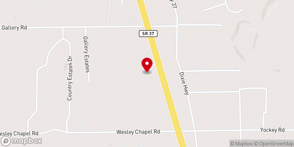 Map showing location of God's Place Quarter Store