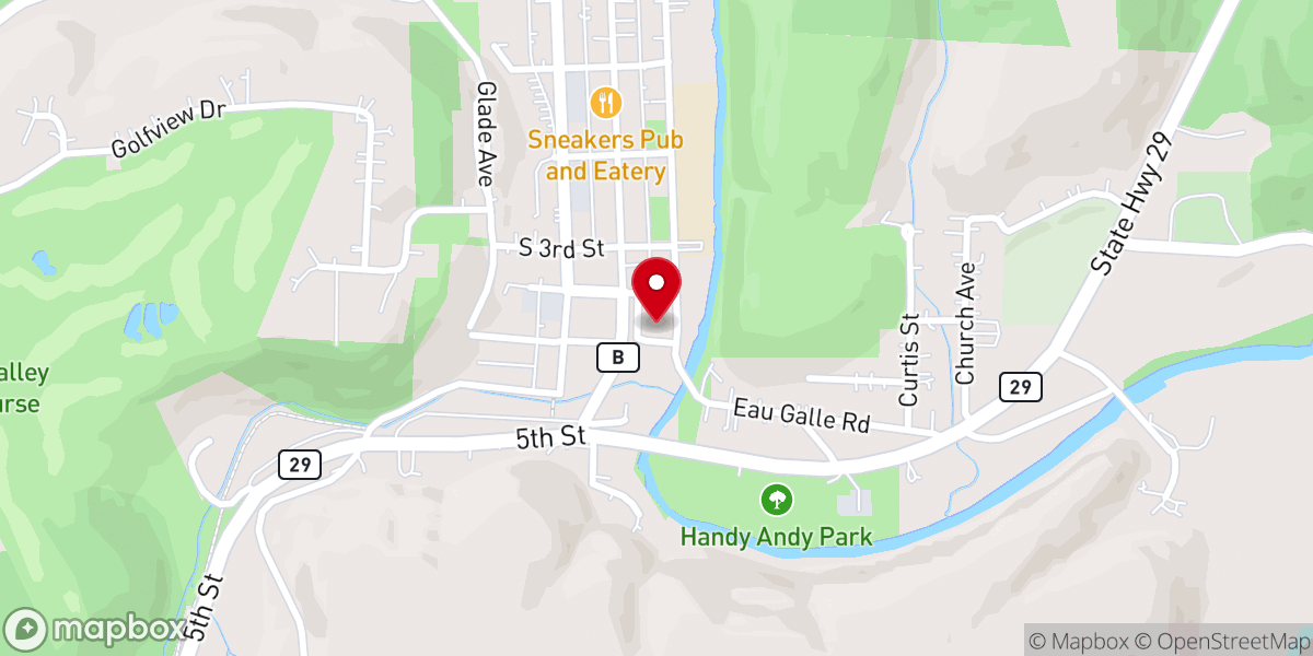Map showing location of A Butchery Shoppe