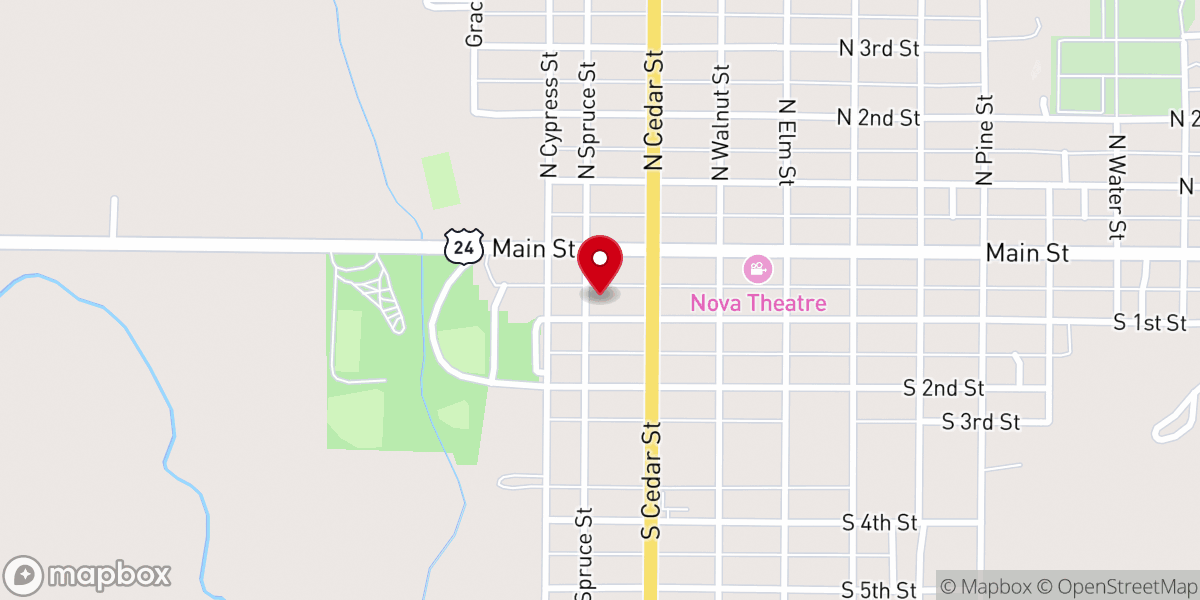 Map showing location of Stockton Assembly