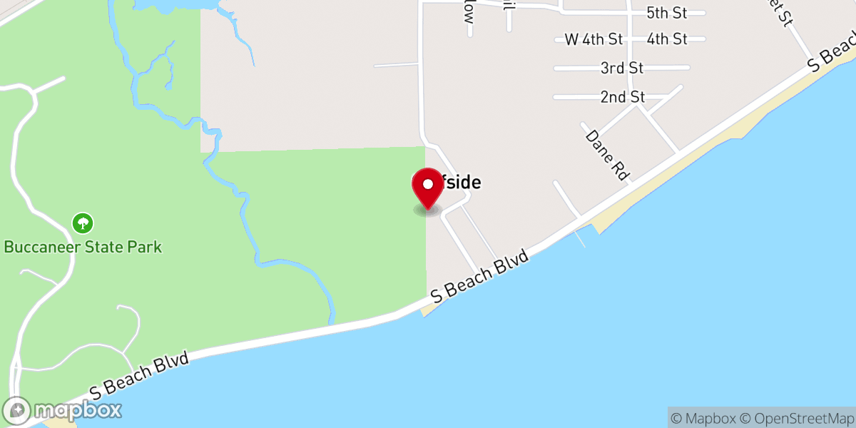 Map showing location of Gulfside Assembly