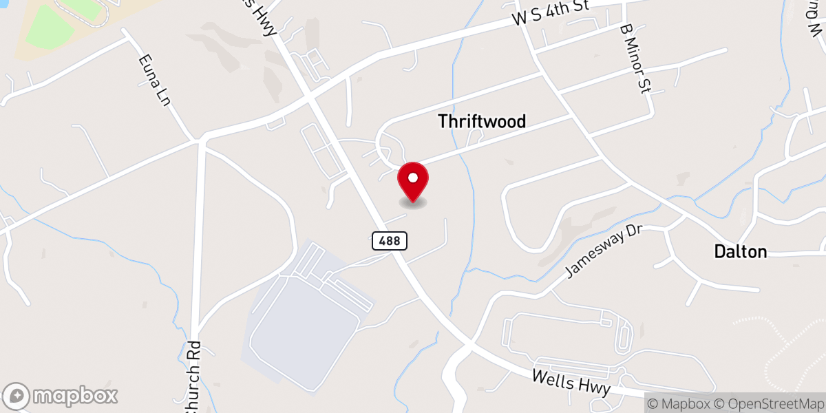 Map showing location of Destiny Christian Center and International