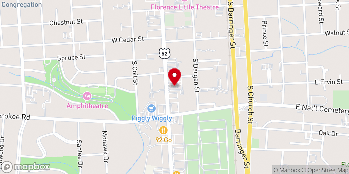 Map showing location of Bazen Chapel