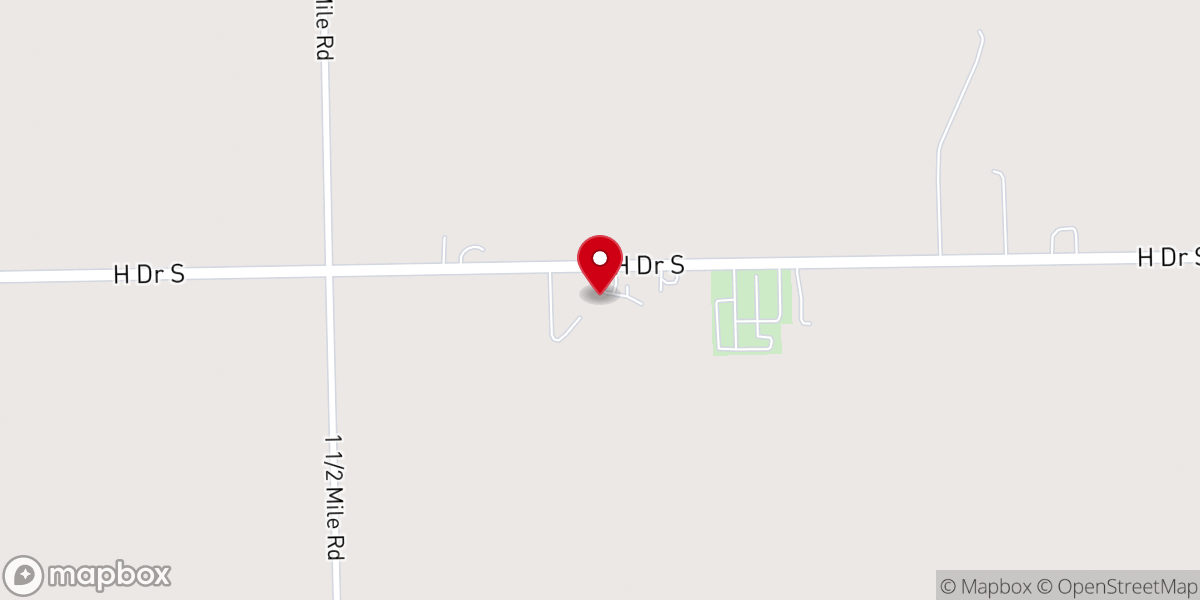 Map showing location of Res-Les Farms Weddings and Events