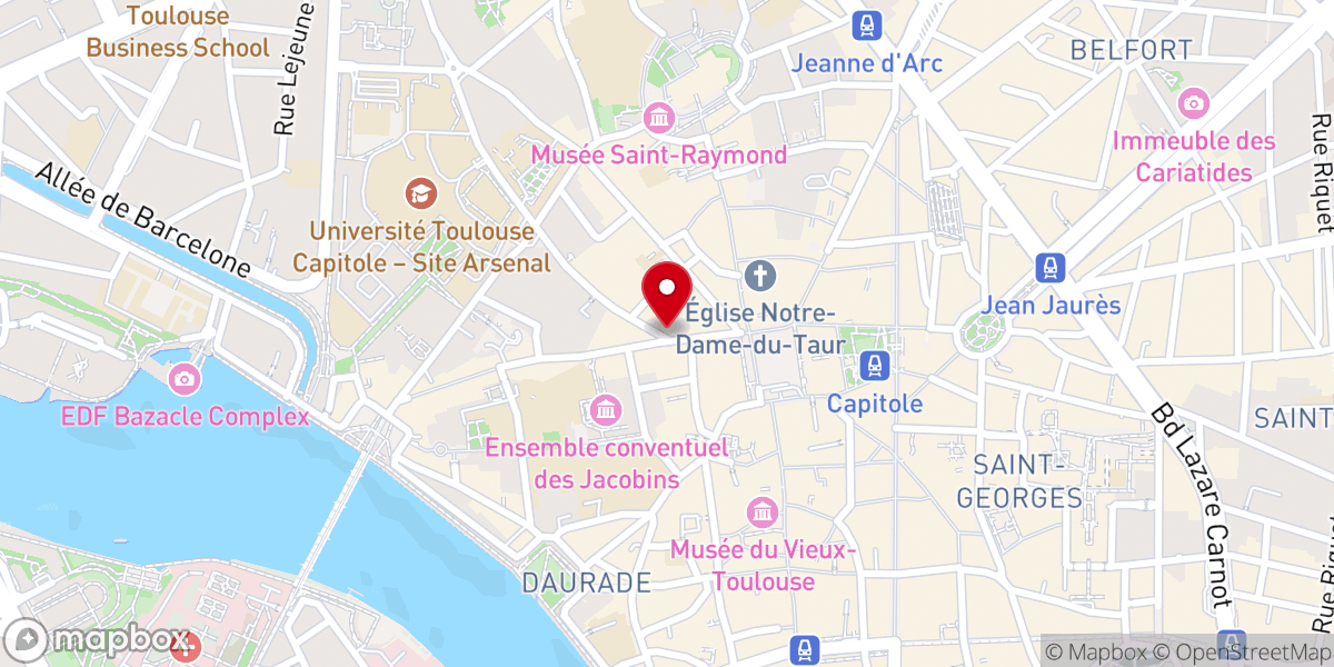 Map showing location of Religieuses Notre Dame de la Compassion Association