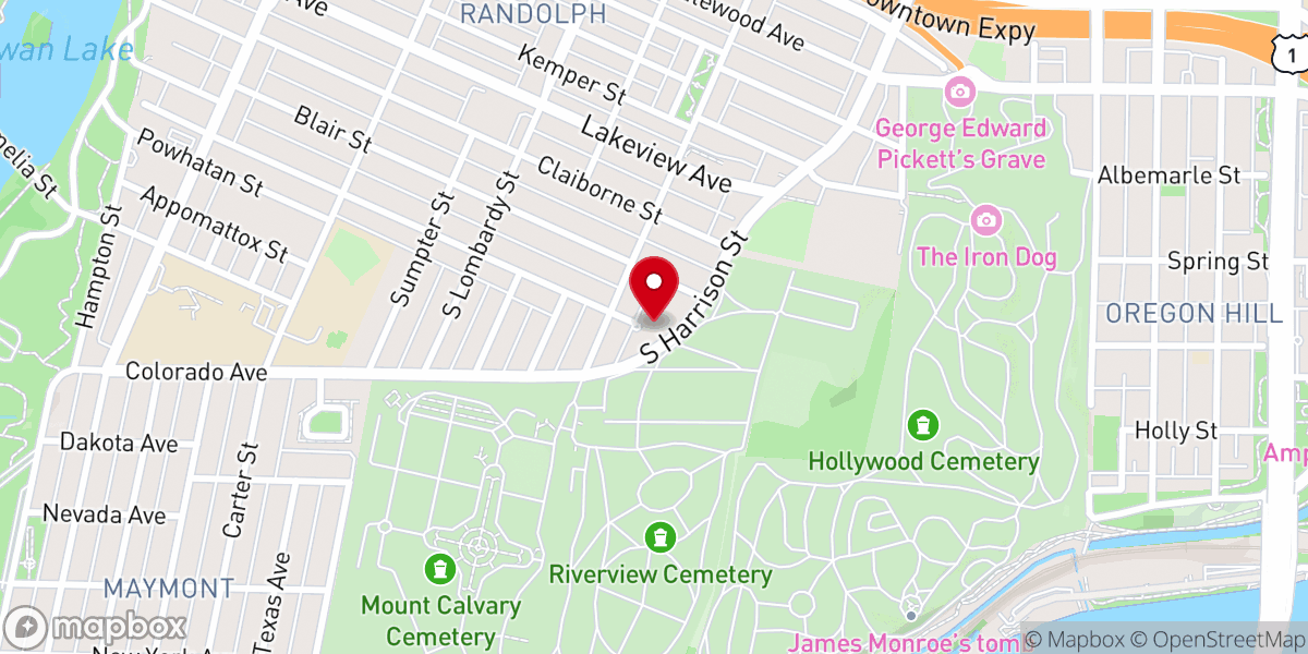 Map showing location of Common Table